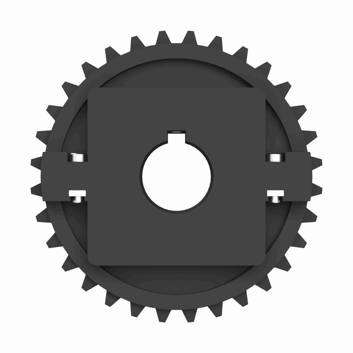 Rexnord 1500 Series Split Molded Nylon Sprocket and a 32 Teeth with 1-1/2in Round Shaft-Ready Bore with Keyway & Setscrew - 614-181-11