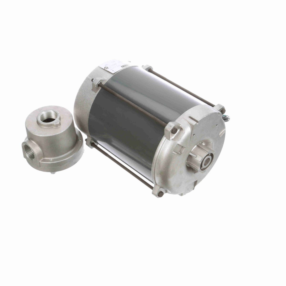 LEESON Explosion Proof Motor, 0.25 HP, 3 Ph, 60 Hz, 575 V, 1800 RPM, 56C Frame, EPNV - G842