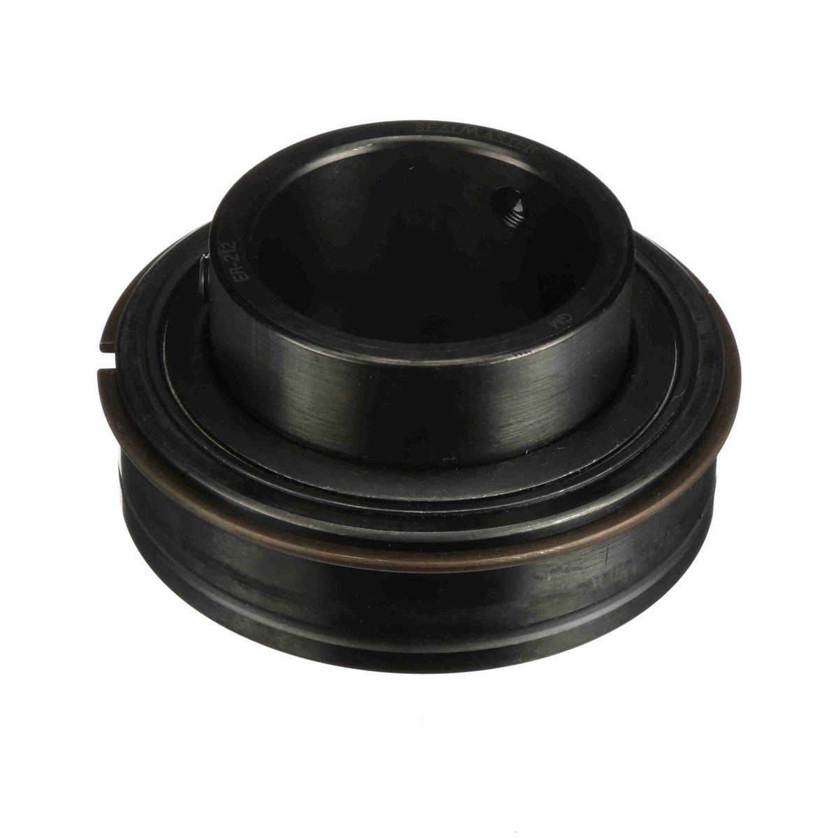 Sealmaster Mounted Insert Only Ball Bearing - 52100 Bearing Steel, Black Oxided - Setscrew Lock - ER-212