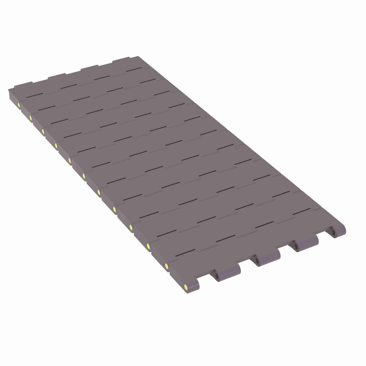 Rexnord 5705 Straight Running Solid Top, Material: Brown High Performance, Width: 7.5in, Pitch: 1.5in - 81416724