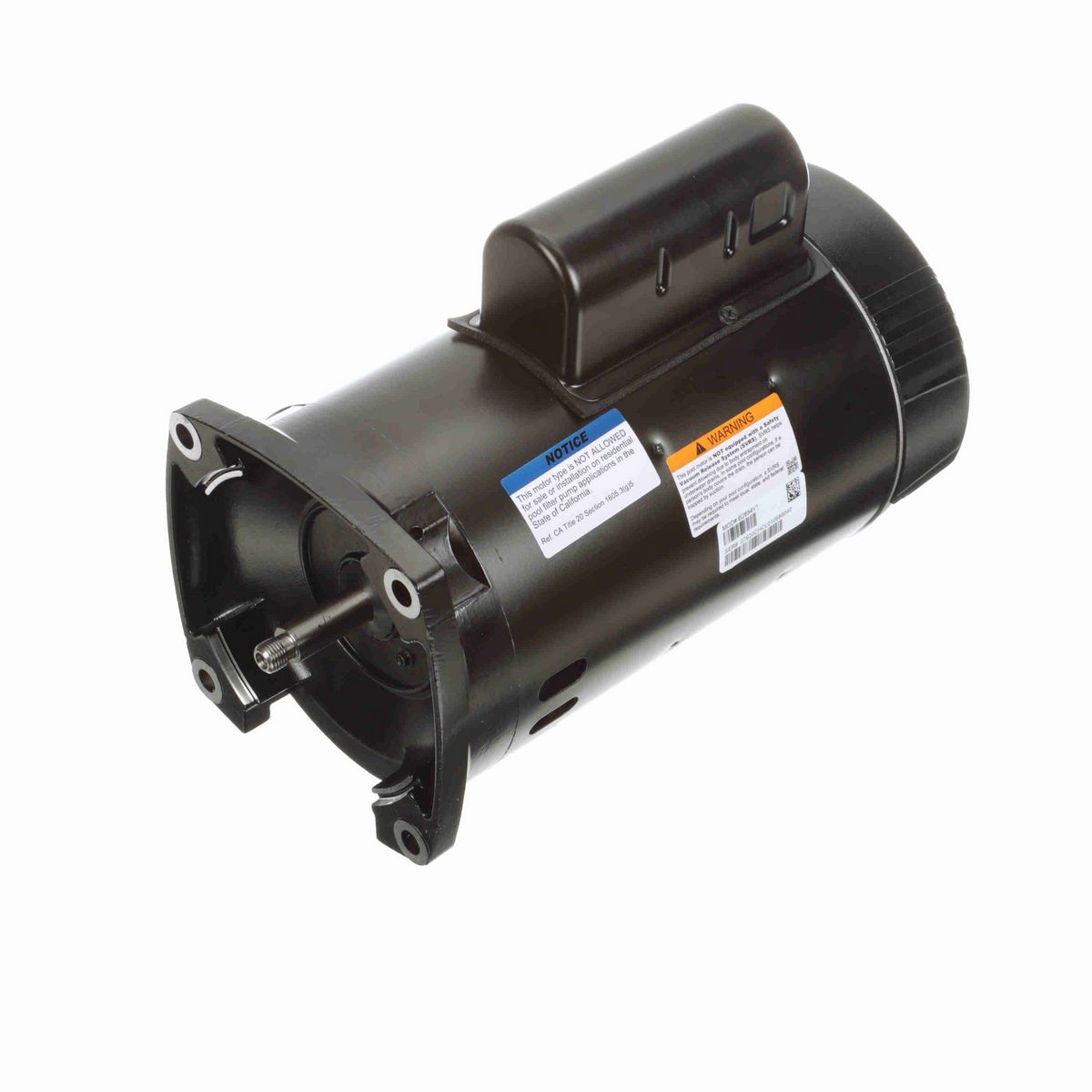 Century Pool Pump Motor, 1.5 HP, 1 Ph, 60 Hz, 115/230 V, 3600 RPM, Y56Y Frame, DP - B2854V1