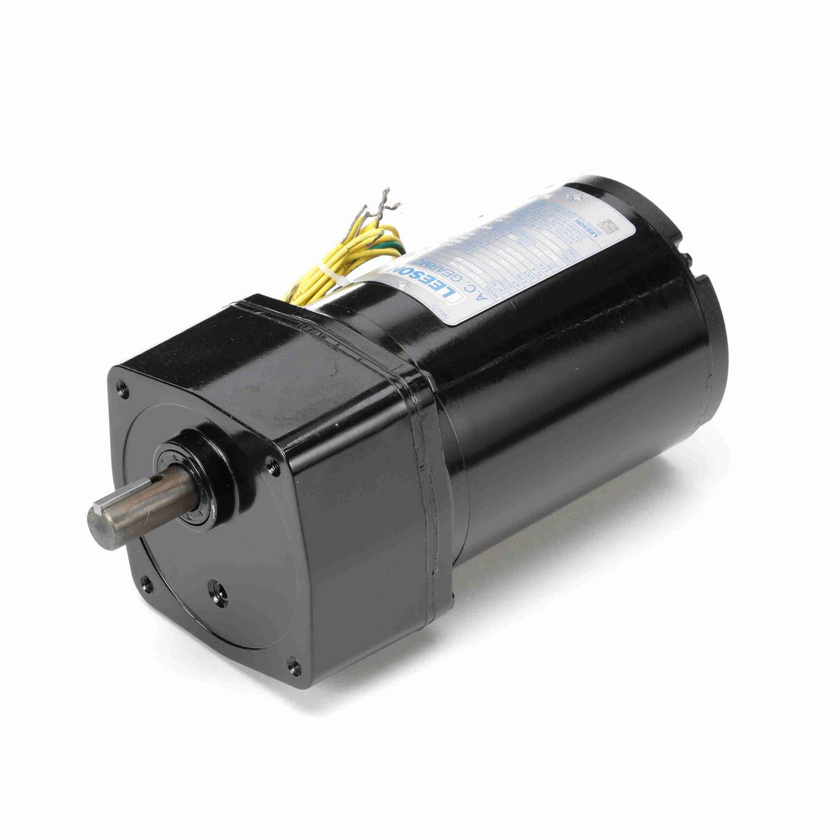 LEESON Parallel Shaft Gearmotor, 0.08 HP, 1 Ph, 60 Hz, 110 V, 5 RPM, L42Y Frame, TENV - 096000.00