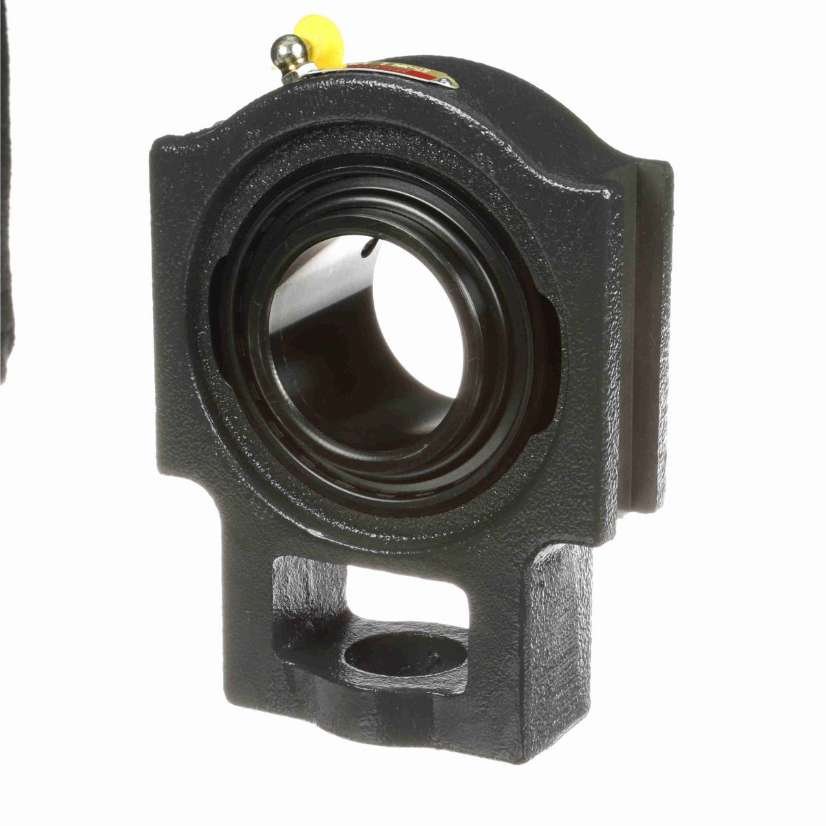Sealmaster Mounted Cast Iron Wide Slot Take Up Ball Bearing - 52100 Bearing Steel, Black Oxided - Setscrew Lock - ST-39C