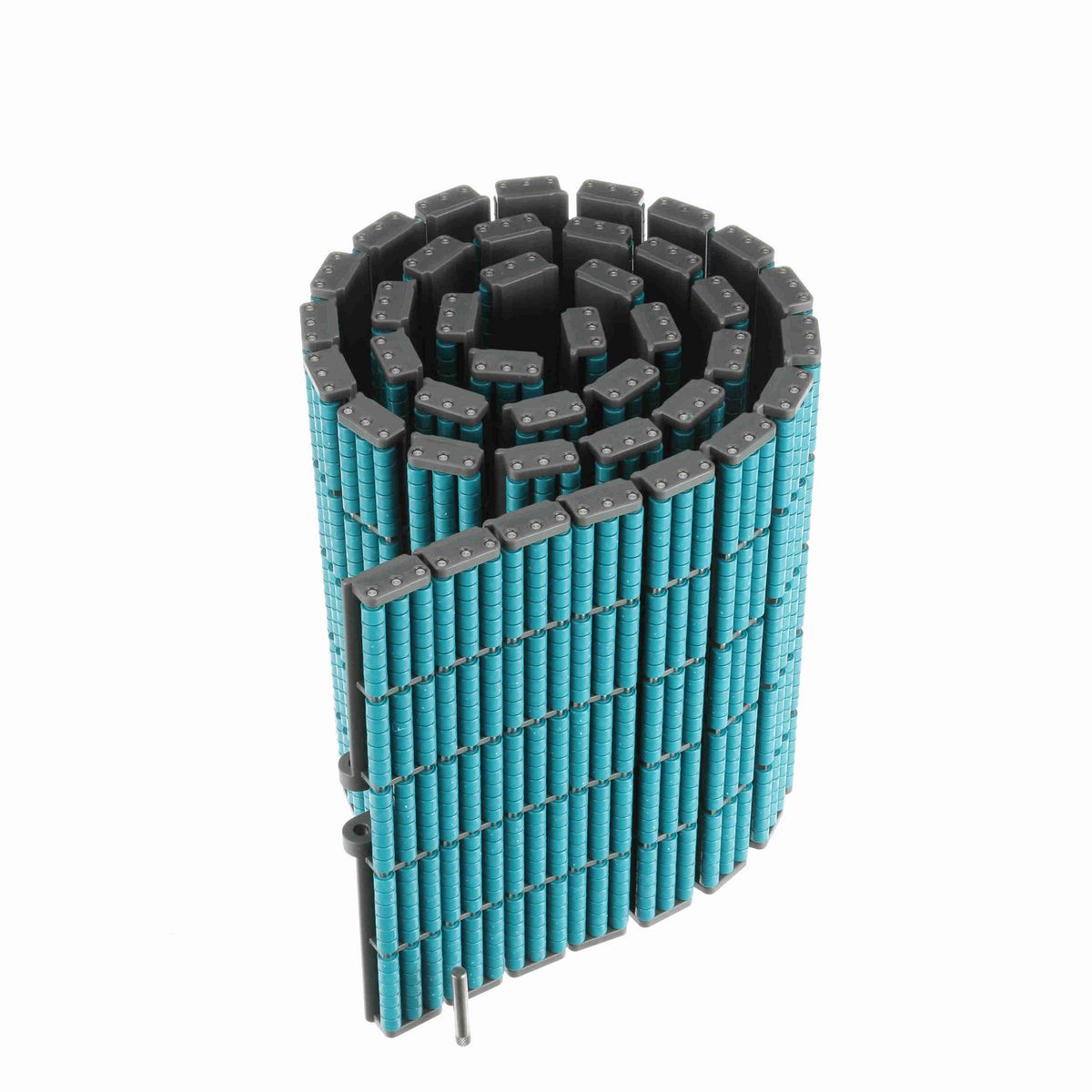 System Plast 8257LBP Straight Running Low Backline Pressure, Material: Gray Low Friction, Width: 12in, Pitch: 1.5in - LFG8257LBP-K1200