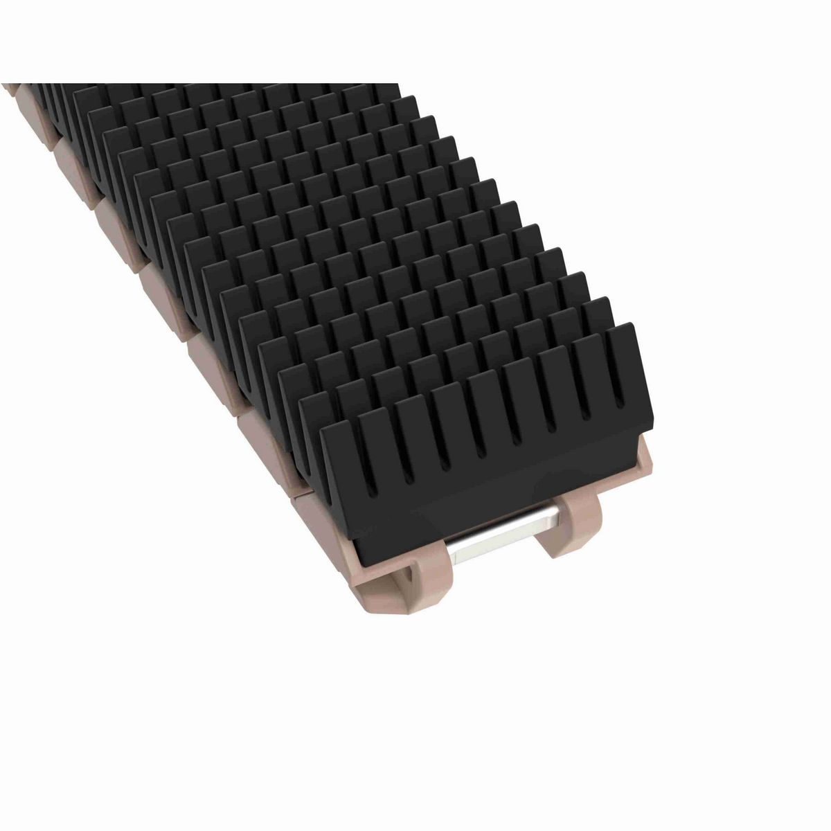 Rexnord 882TAB SideGrip™ Side-flexing, Material: Tan Low Friction, Width: 3.75in, Pitch: 1.5in - 10462375