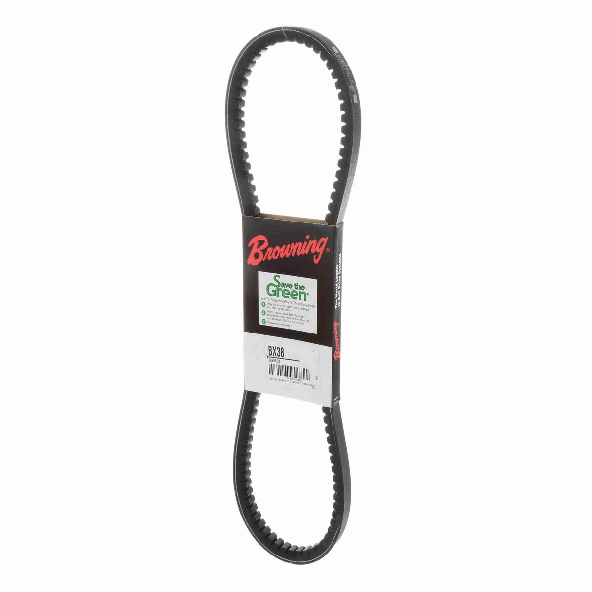 Browning EPDM Notched Belt 98% Efficient - BX38