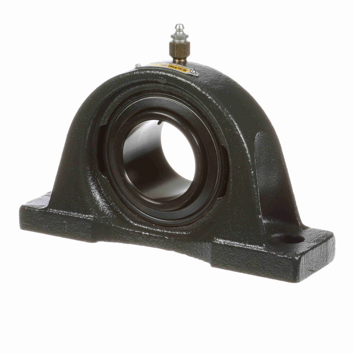 Sealmaster Mounted Cast Iron Two Bolt Pillow Block Ball Bearing - 52100 Bearing Steel, Black Oxided - Setscrew Lock - High Temperature - NP-35 VL