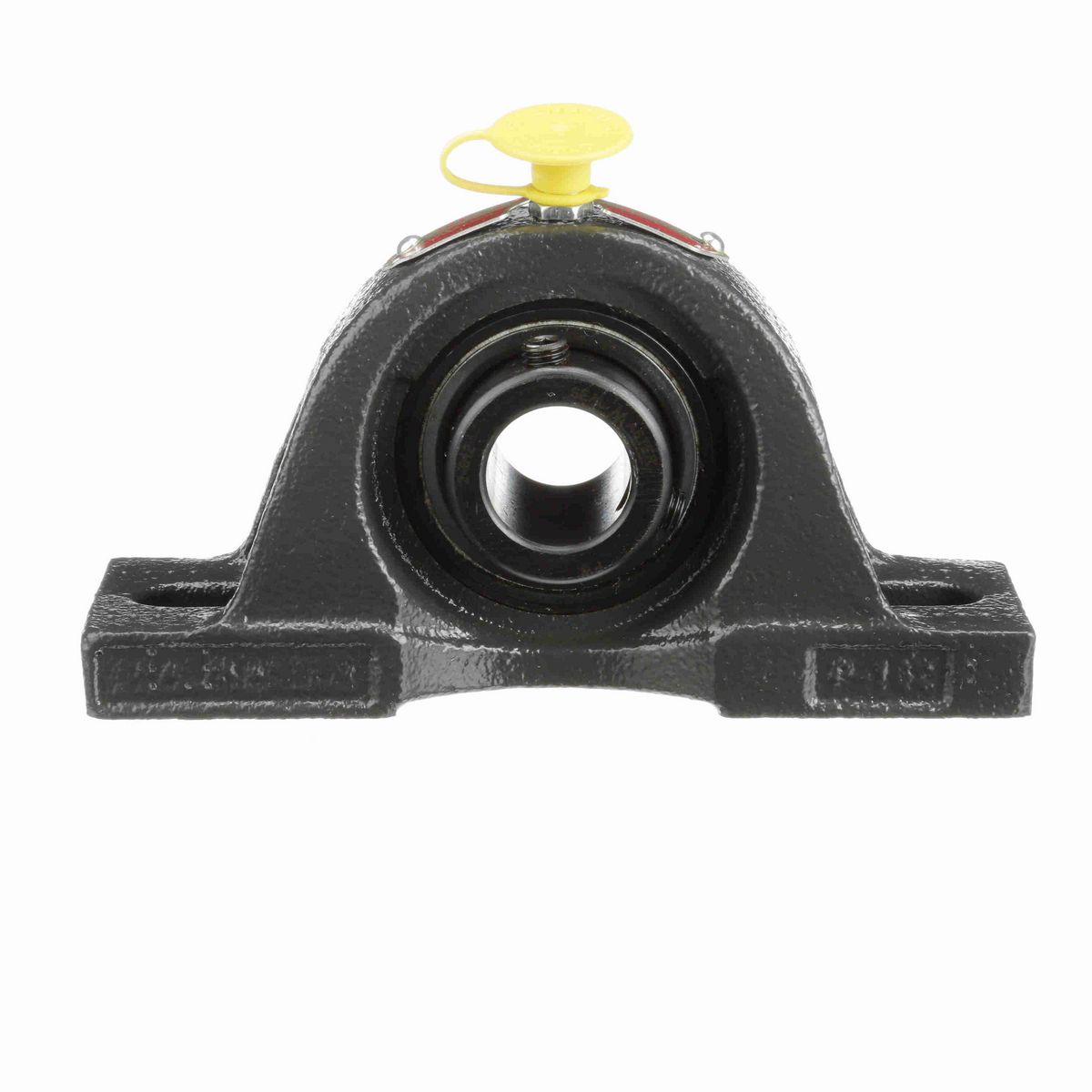 Sealmaster Mounted Cast Iron Two Bolt Pillow Block Ball Bearing - 52100 Bearing Steel, Black Oxided - Setscrew Lock - NP-12