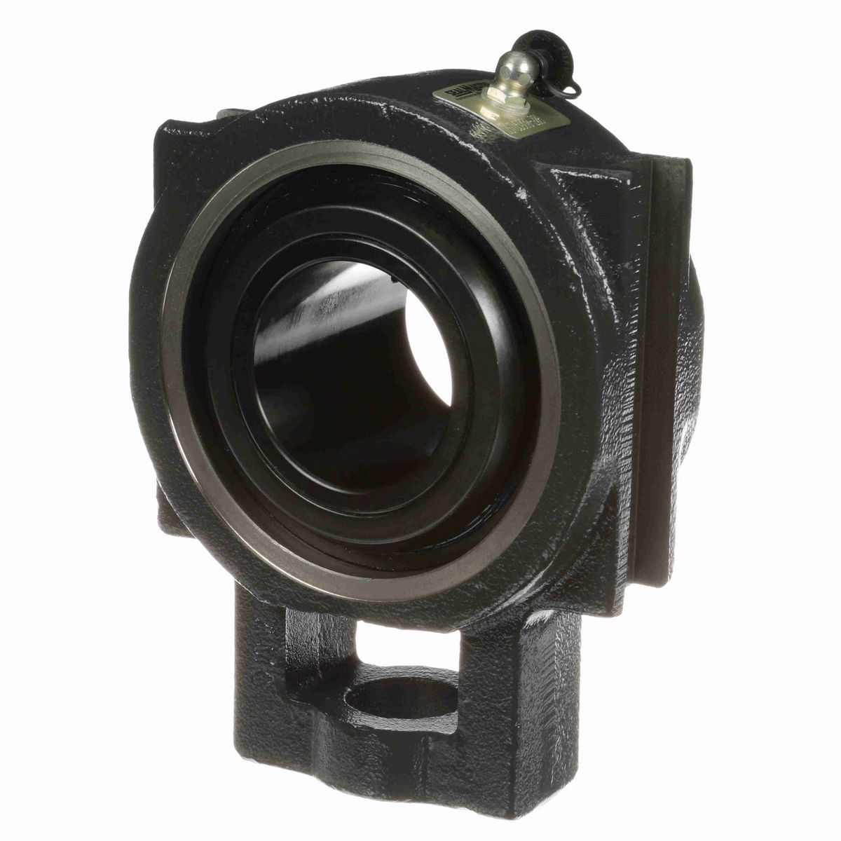 Sealmaster Mounted Cast Iron Wide Slot Take Up Spherical Roller - 52100 Bearing Steel, Black Oxided - Collar Mount Lock - USTU5000-208