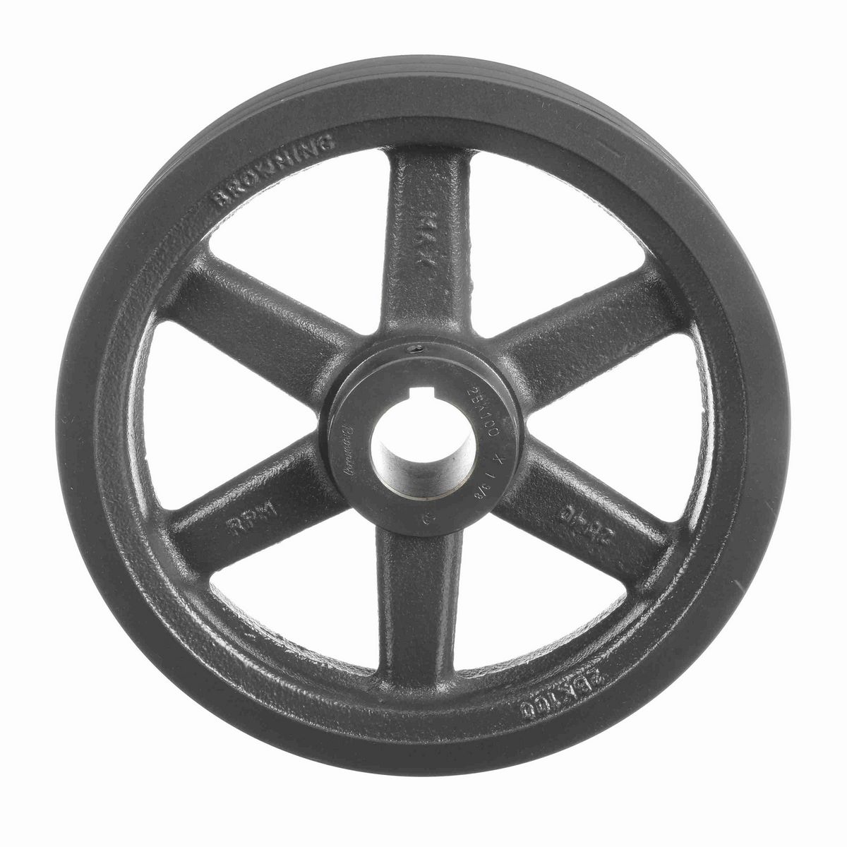 Browning 2 Groove Cast Iron FHP - Finished Bore Sheave - 2BK100X 1 3/8