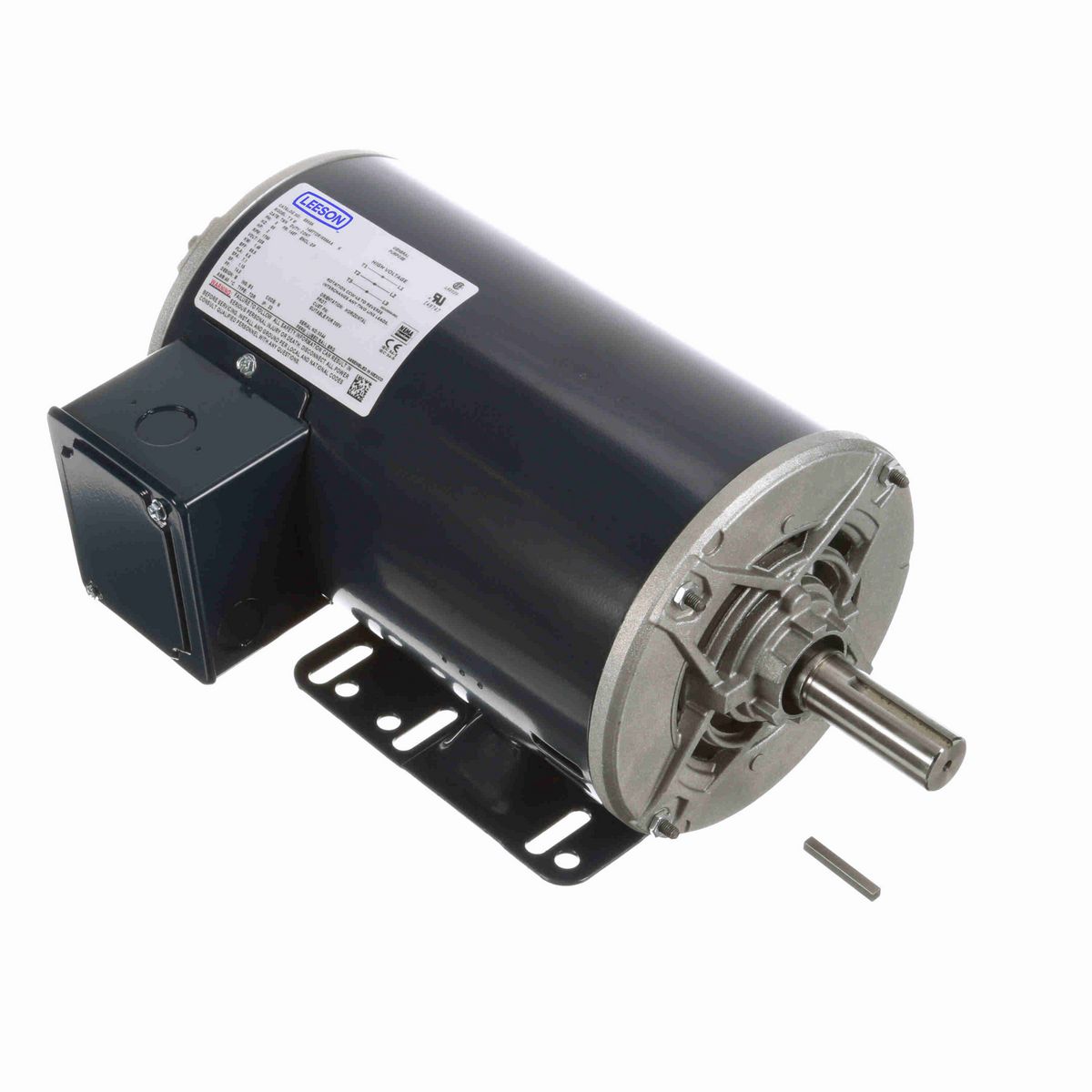 LEESON General Purpose Motor, 2 HP, 3 Ph, 60 Hz, 208 V, 1800 RPM, 145T Frame, DP - E903A