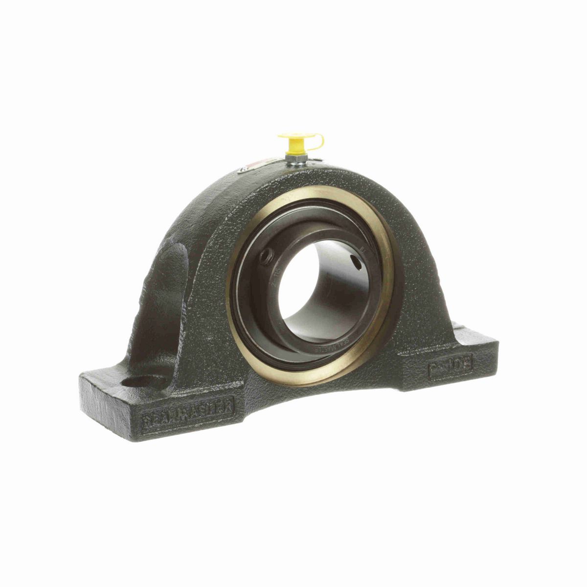 Sealmaster Mounted Cast Iron Two Bolt Pillow Block Ball Bearing - 52100 Bearing Steel, Black Oxided - Setscrew Lock - ENP-31