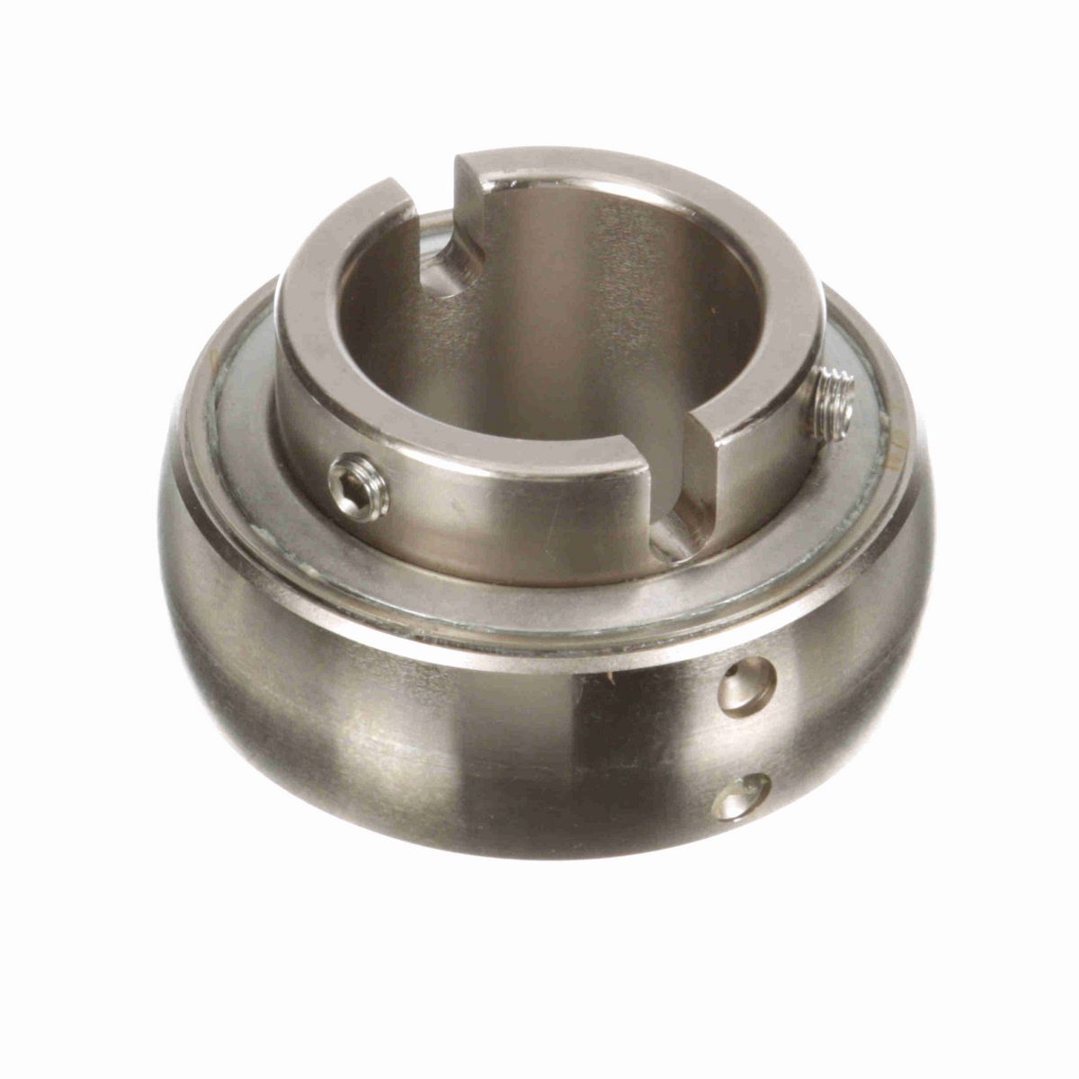 Sealmaster Mounted Insert Only Ball Bearing - 52100 Bearing Steel, Black Oxided - Setscrew Lock - Corrosion Resistant - SK-2227