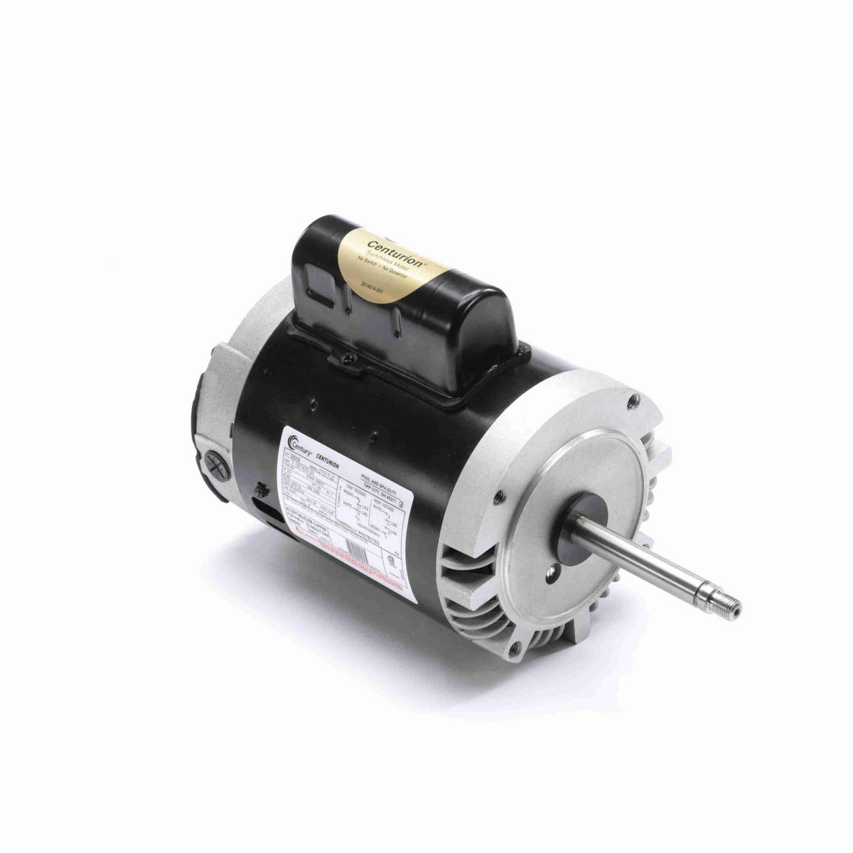 Century Pool Pump Motor, 3/4 HP, 1 Ph, 60 Hz, 230/115 V, 3600 RPM, S56CZ Frame, DP - B668