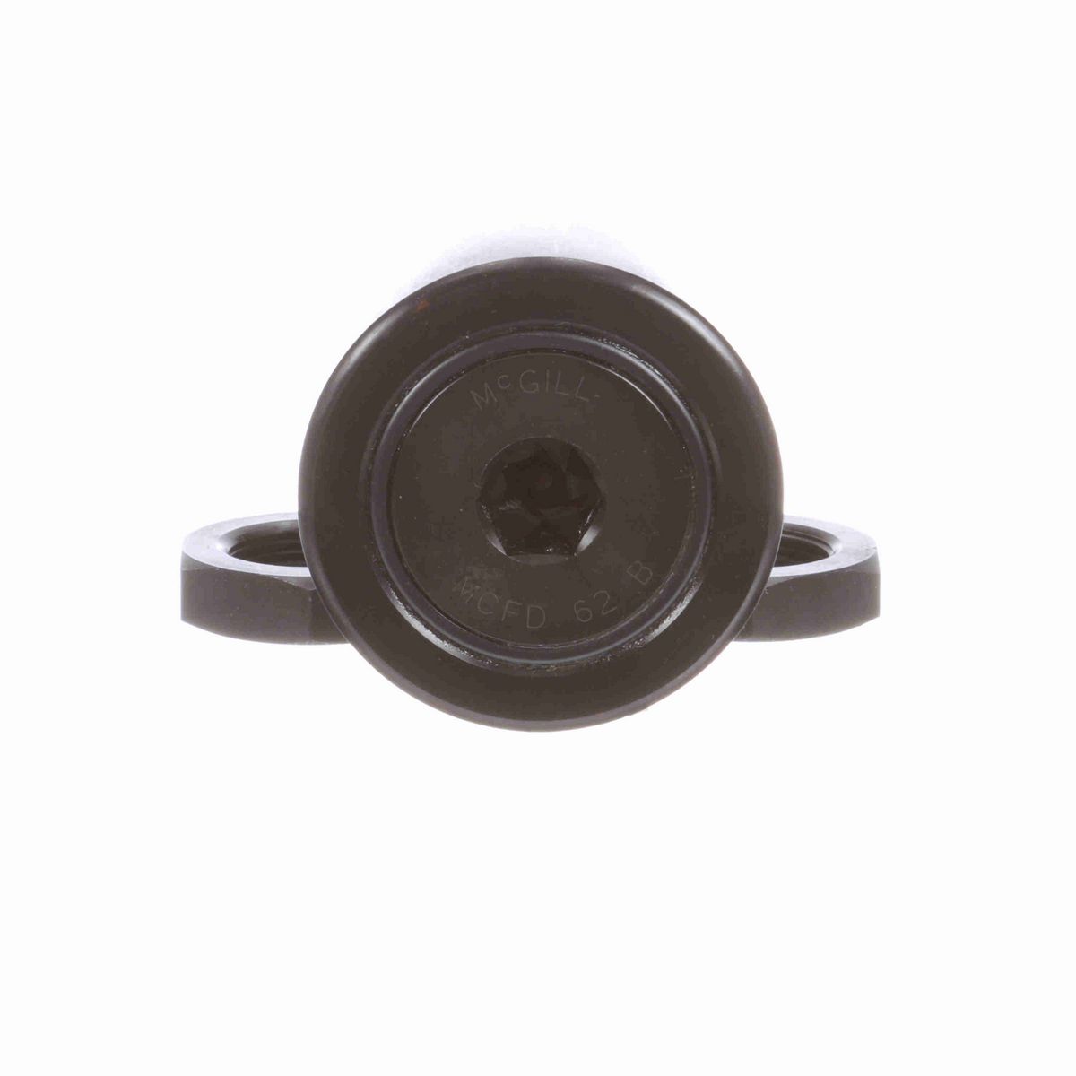 Опорный ролик с цапфой McGill CAMROL MCFD 62 B, бочкообразный, повышенной грузоподъемности, со щитком, с шестигранным отверстием, метрический