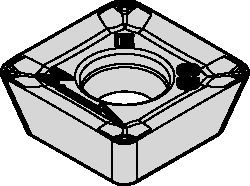 Z-Axis Plunge Mill Kennametal Inserts for Z Axis Plunge Mill - SDET-GDZ [3053565]