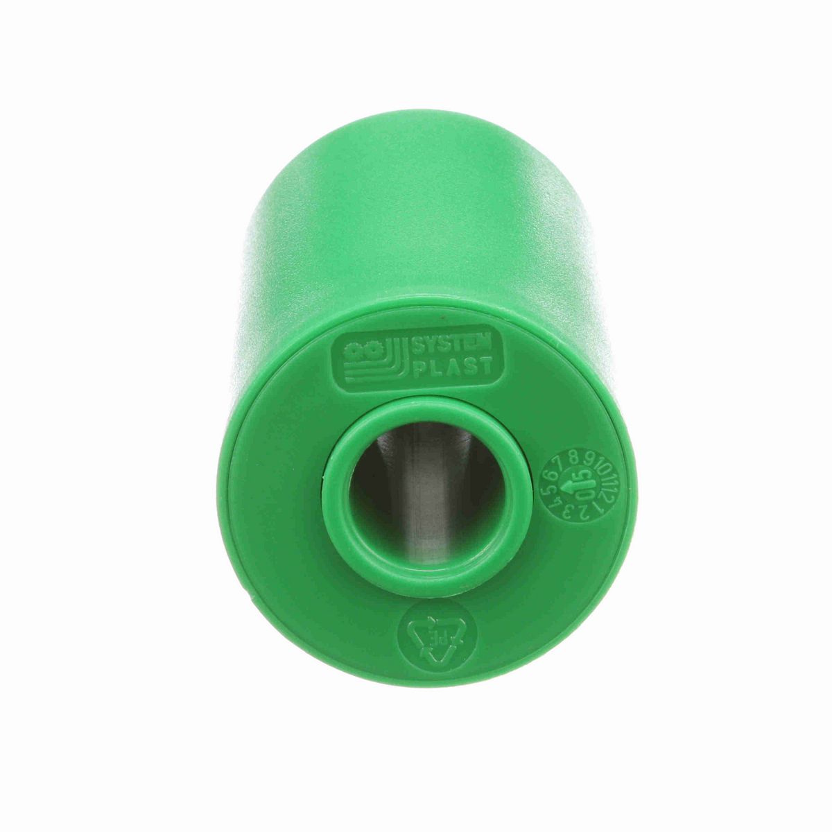 System Plast Return Roller; OD: 50-mm, Shaft Dia: 18-mm, Length: 82.5-mm, Color: Green - R-50B18ML83-PEG