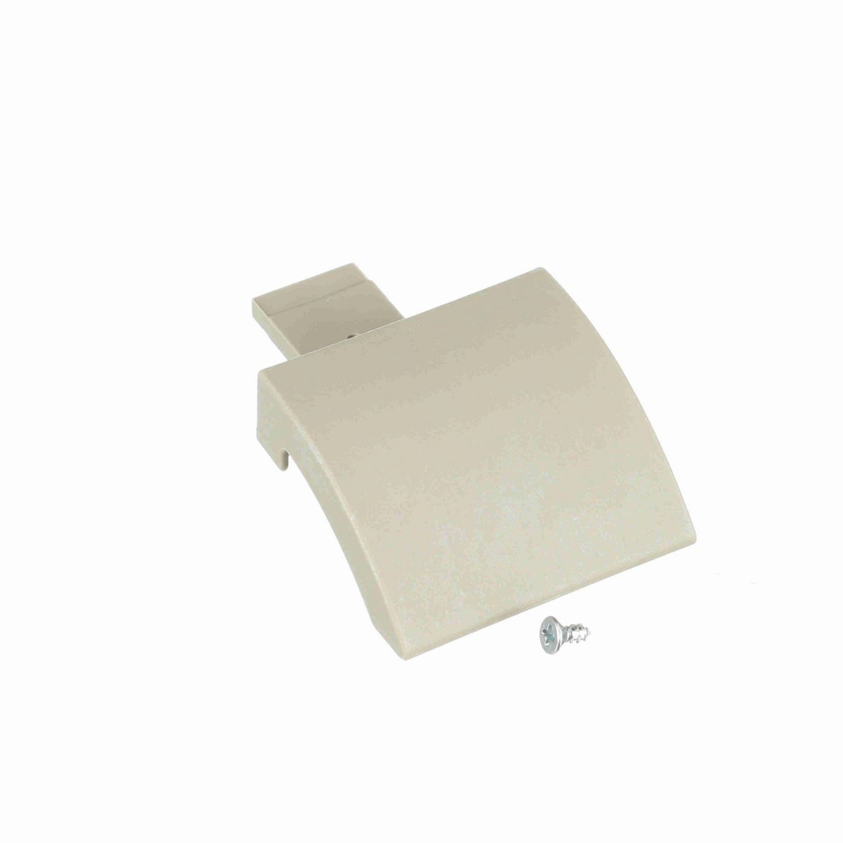 System Plast Nose/Side Plow: 0.87"W X 1.89"H X 2.83"L Gray Acetal - SHOE-48L42