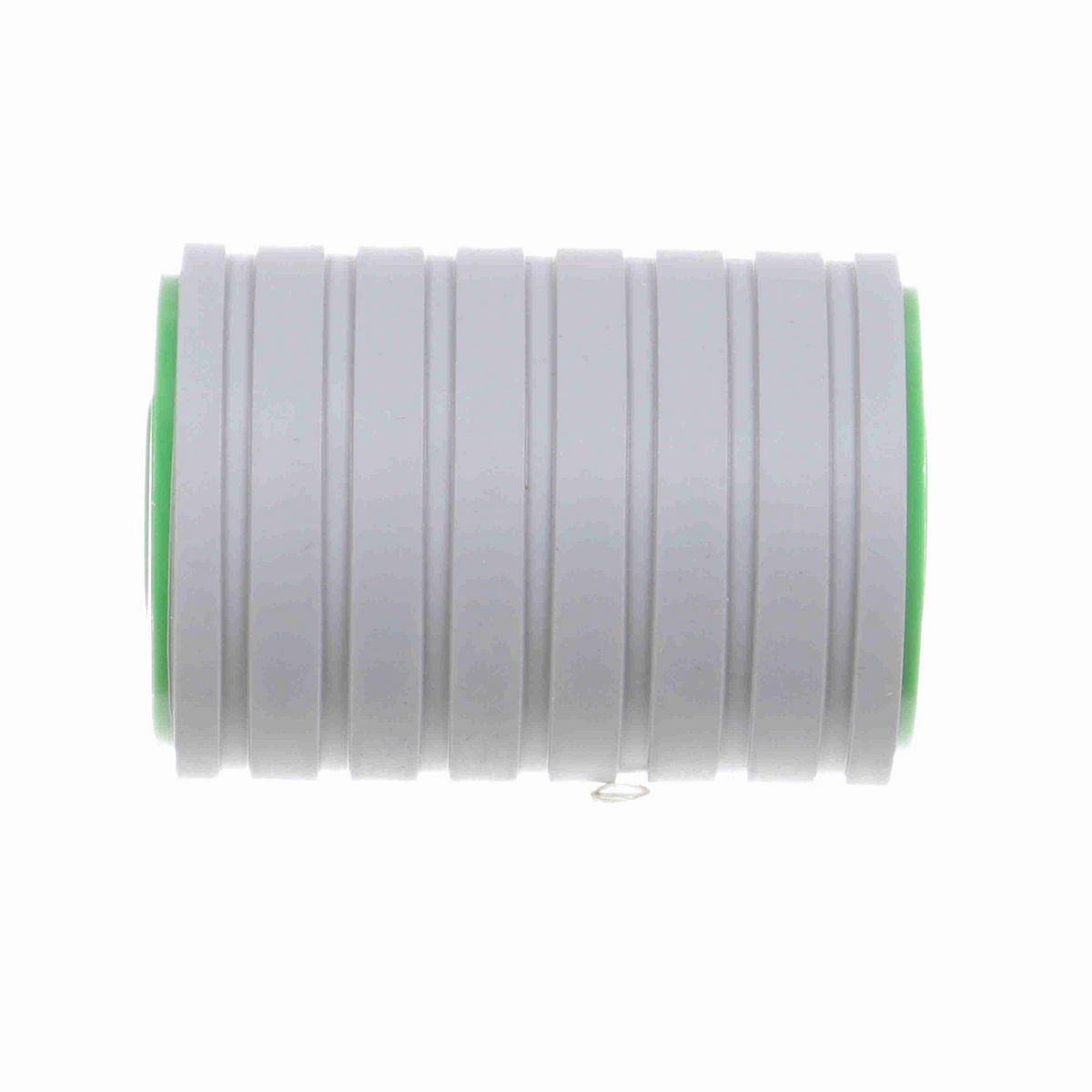 System Plast Return Roller with Rubber; OD: 57-mm, Shaft Dia: 20-mm, Length: 82.5-mm, Color: Green - RR-57B20ML83-PEG