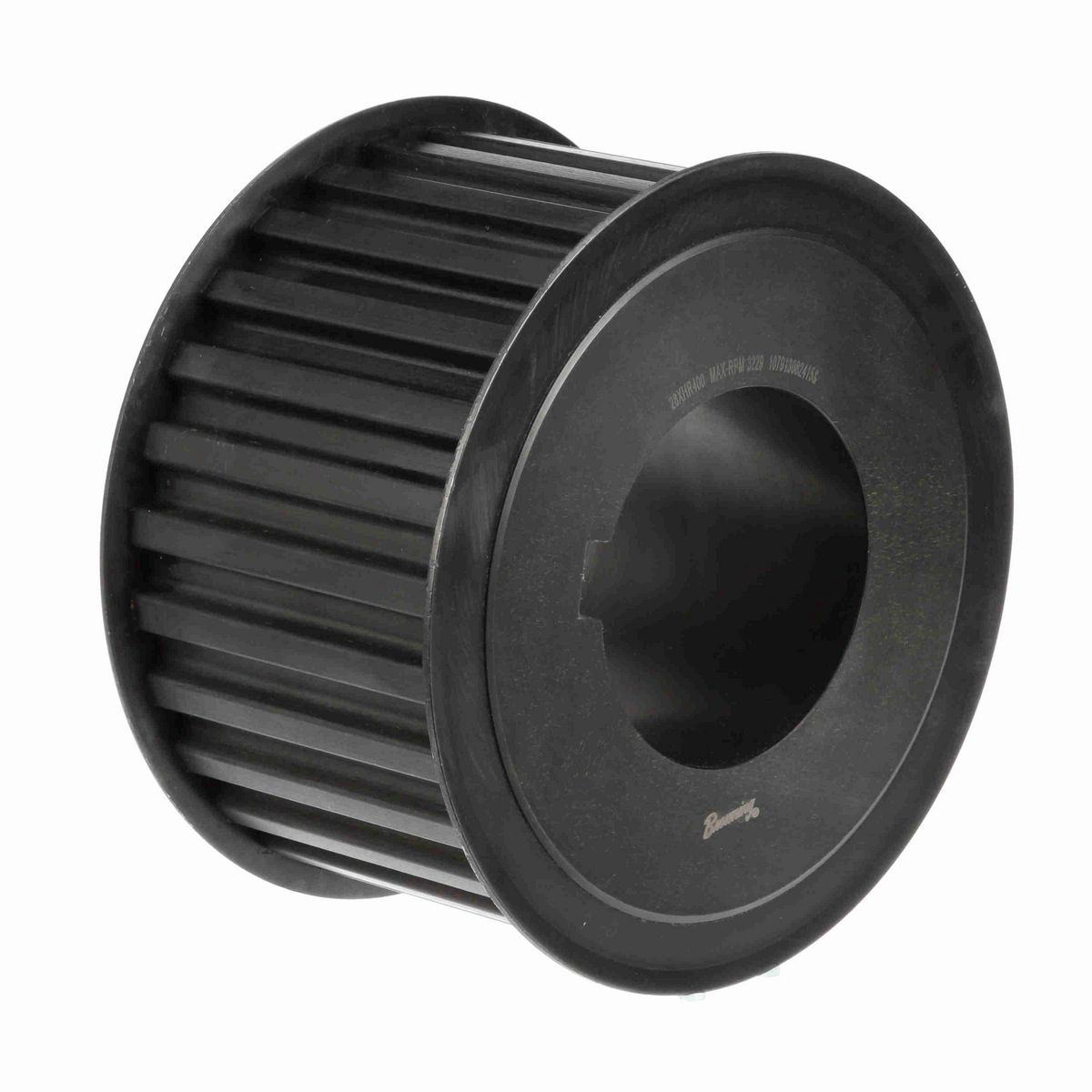 Browning Steel Bushed Bore Gearbelt Pulley - 28XHR400
