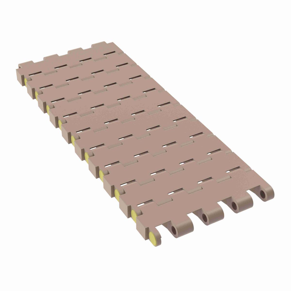 Rexnord 5935 Straight Running Solid Top, Material: Tan Low Friction, Width: 3in, Pitch: 0.75in - 81414871