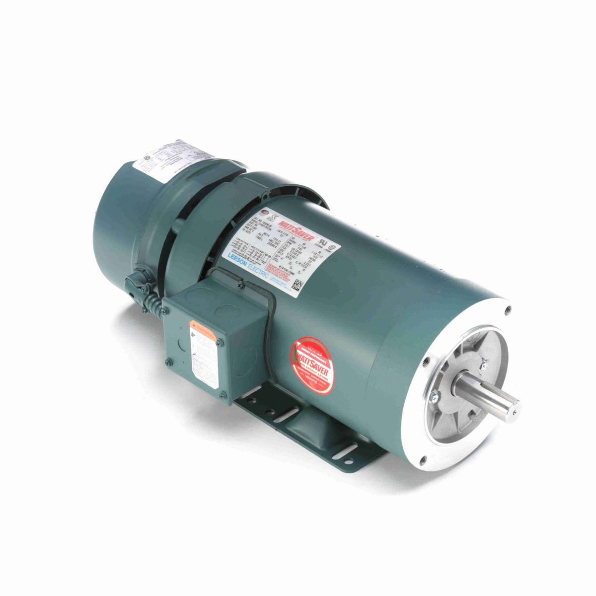 LEESON Brake Motor, 2 & 1.50 HP, 3 Ph, 60 & 50 Hz, 230/460 & 190/380 V, 1800 & 1500 RPM, 145TC Frame, TEFC - 122250.00