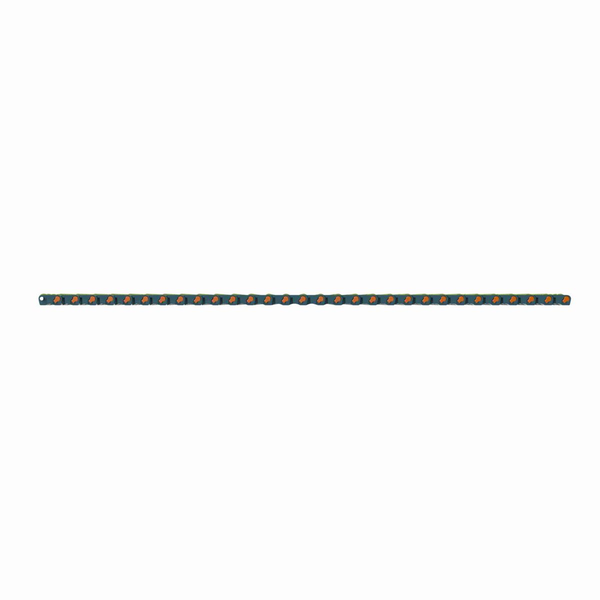 Rexnord 1533 Straight Running Low Backline Pressure, Material: Green Low Friction Acetal, Width: 850mm, Pitch: 15mm - 10822842