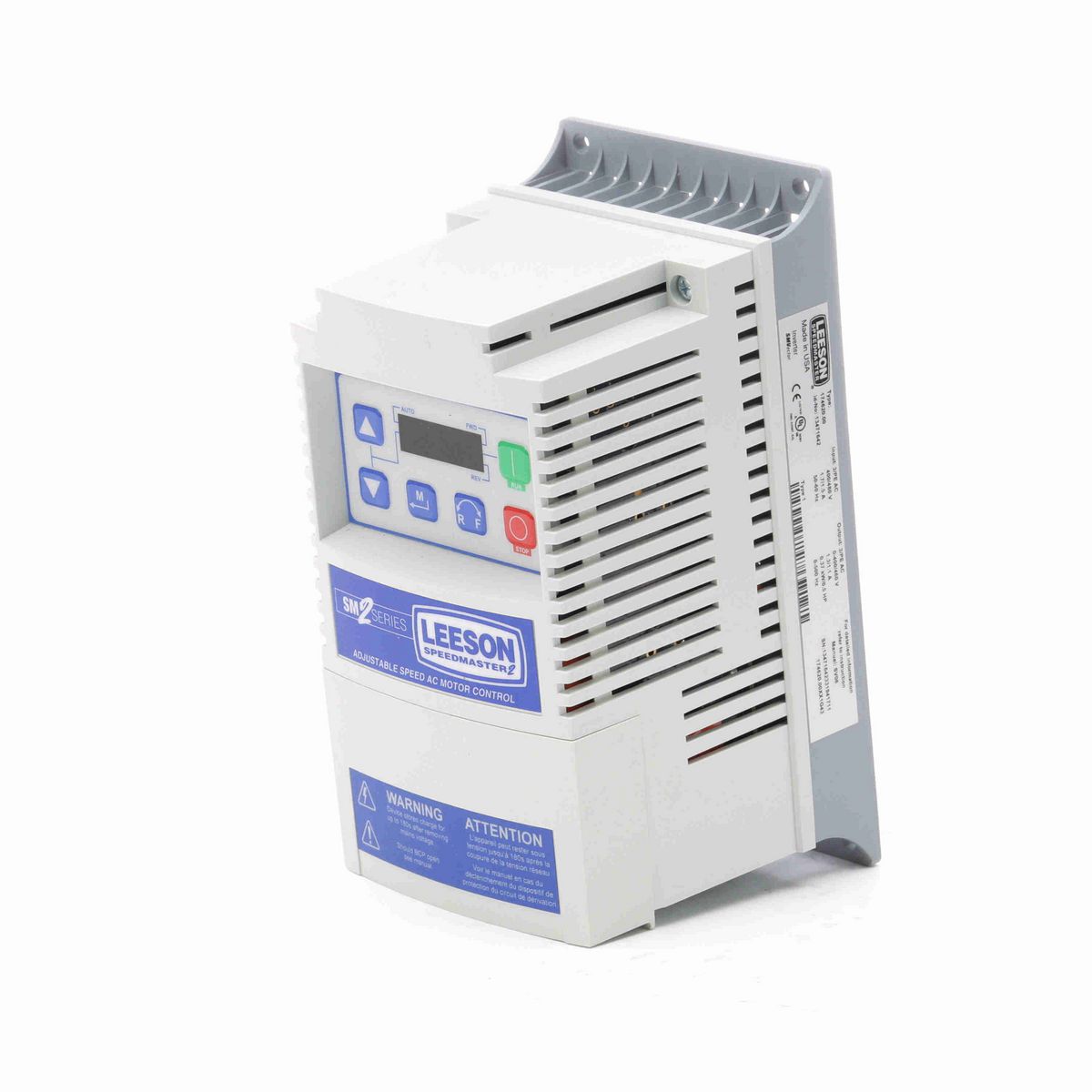 LEESON SM2 Vector NEMA 1 AC Drives, 0.5 HP, 400/480 V, 1.1 Amps - 174620.00