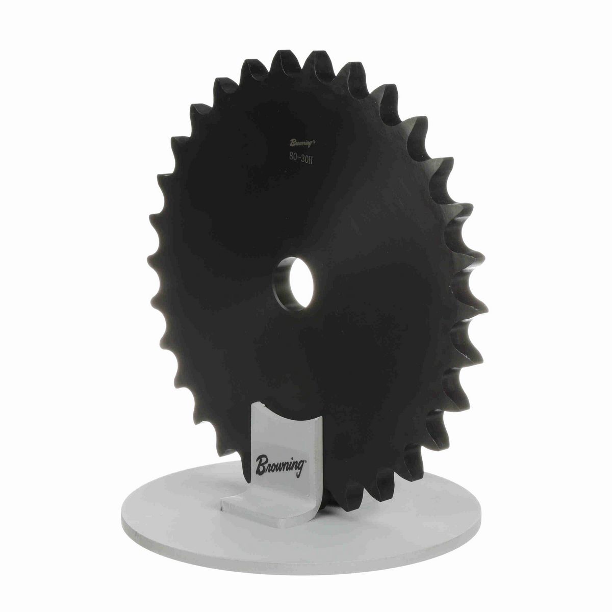 Browning Steel Minimum Plain Bore Roller Chain Sprocket - 80A30