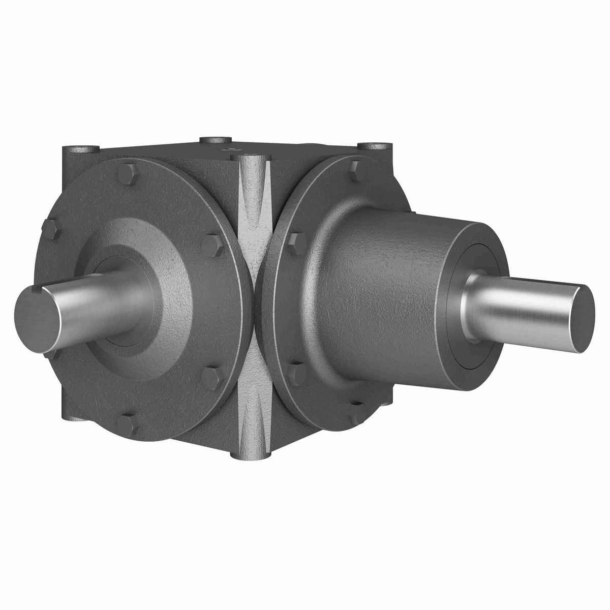 Hub City Bevel Gear Drives Ductile Iron Bevel Reducer - 810 2/1 D,E SP