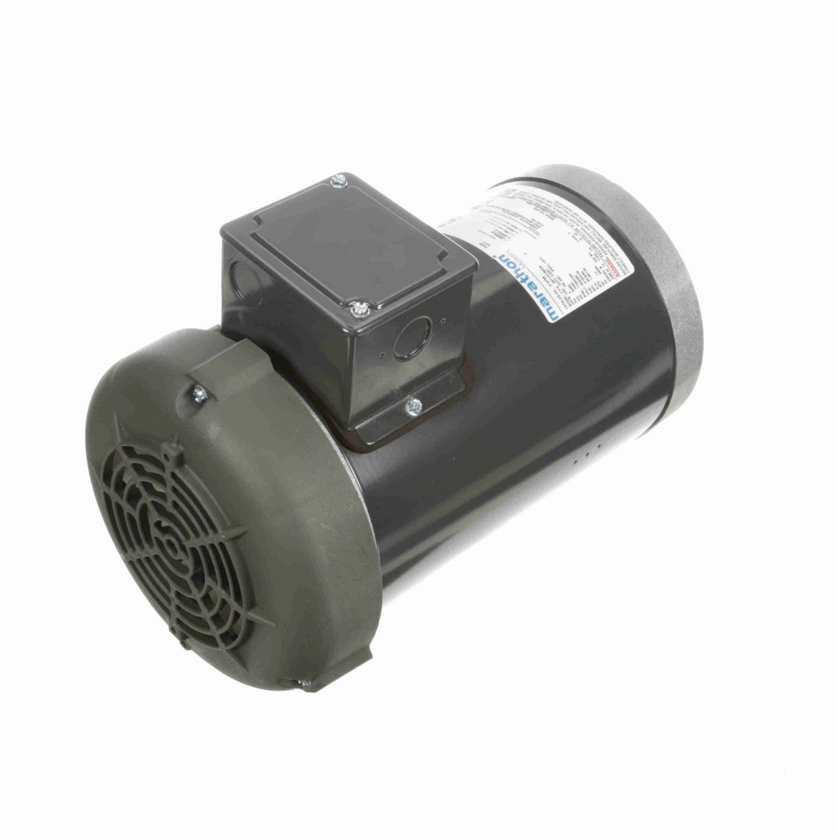 LEESON General Purpose Farm Duty Motor, 1 & 0.75 HP, 3 Ph, 60 & 50 Hz, 460 & 380 V, 1800 & 1500 RPM, 56C Frame, TEFC - K1476B