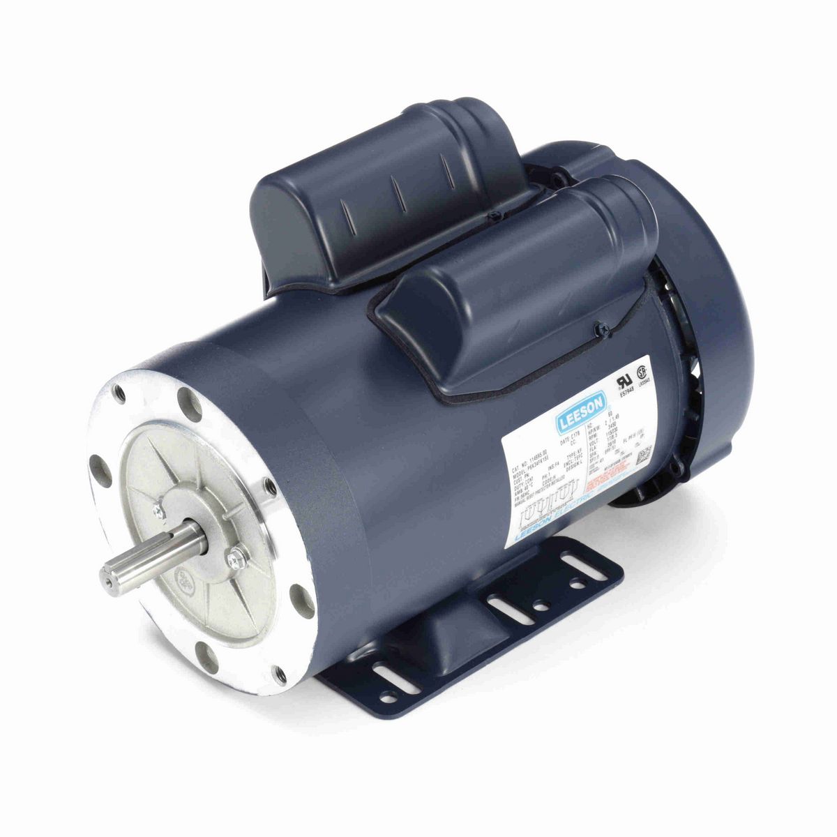 LEESON General Purpose Motor, 2 HP, 1 Ph, 60 Hz, 115/230 V, 3600 RPM, 56HC Frame, TEFC - 114995.00