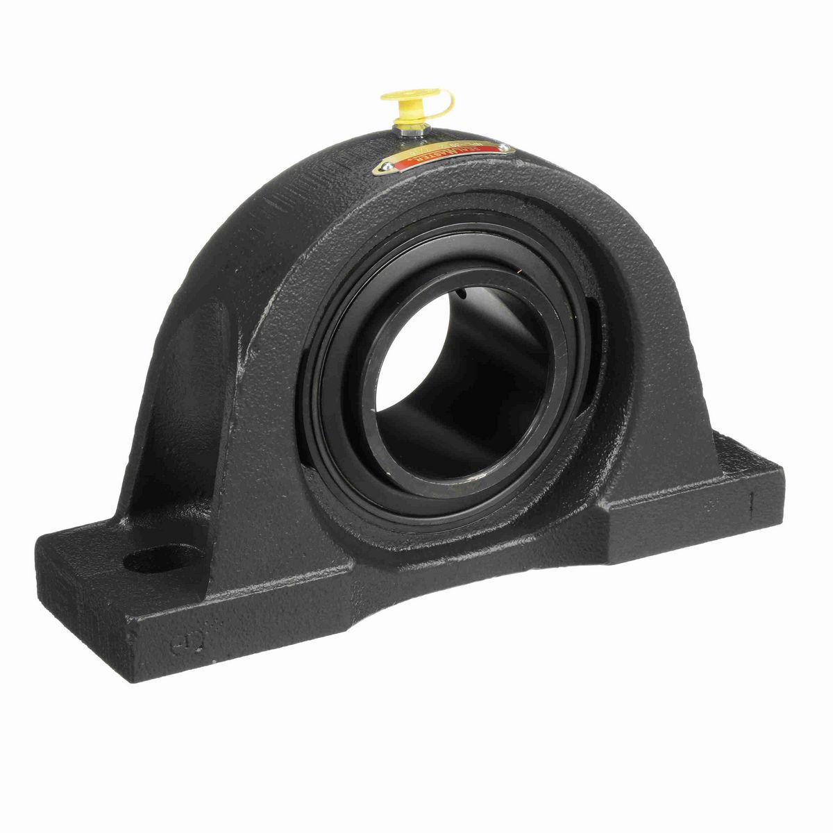 Sealmaster Mounted Cast Iron Two Bolt Low Base Pillow Block Ball Bearing - 52100 Bearing Steel, Black Oxided - Setscrew Lock - NPL-39