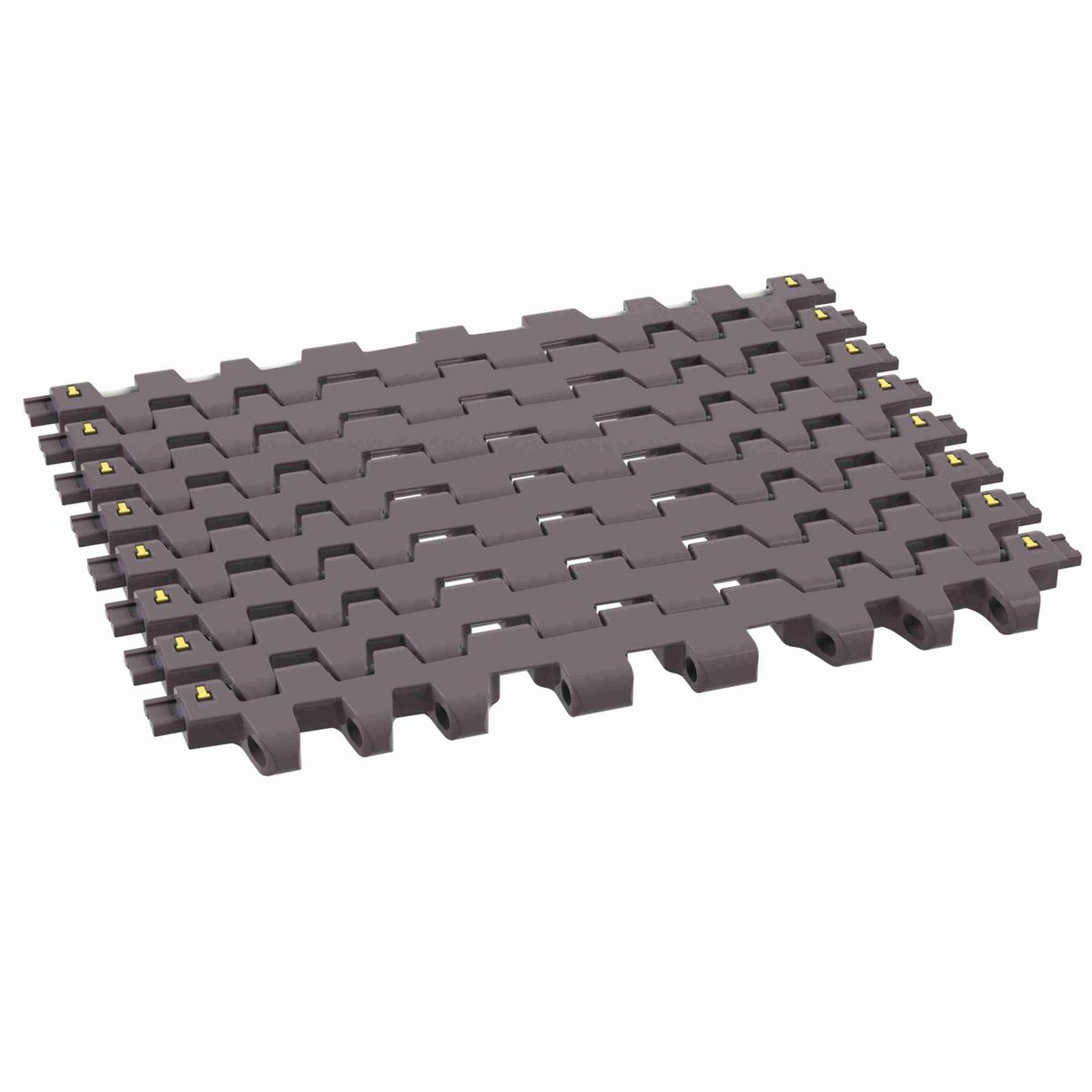 Rexnord 7966ST Side-flexing Flush Grid, Material: Brown High Performance, Width: 15in, Pitch: 1.5in - 81450091