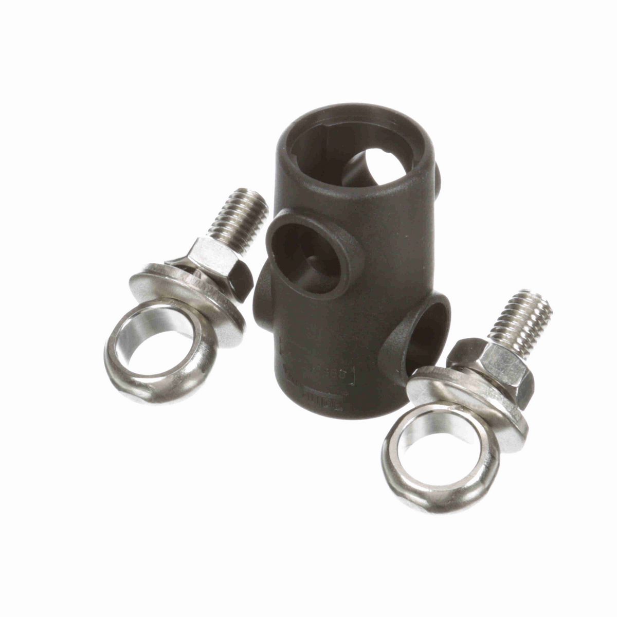 System Plast Cross Block for 5/8-in round x 5/8-in round w/ 2 Nuts - VG-621NN-58-58