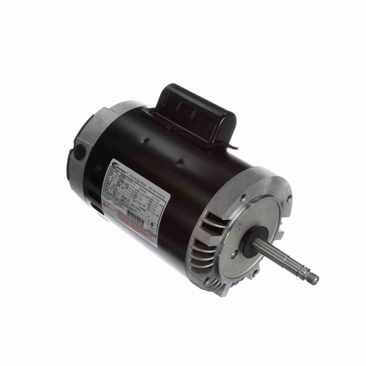 Century Pool Pump Motor, 3/4 HP, 1 Ph, 60 Hz, 230/115 V, 3600 RPM, N56CZ Frame, DP - B625