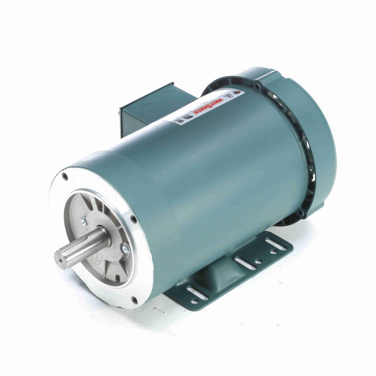 LEESON General Purpose Motor, 1 & 1 HP, 3 Ph, 60 & 50 Hz, 230/460 & 190/380 V, 1200 & 1000 RPM, 145TC Frame, TEFC - 121936.00