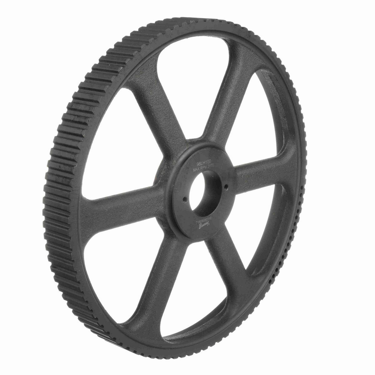 Browning Steel Bushed Bore Gearbelt Pulley - 96LH100