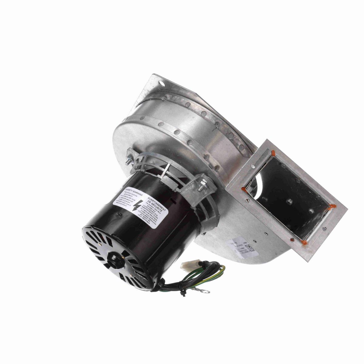 FASCO Rectangular Outlet Shaded Pole OEM Replacement Draft Inducer Blower, 115 Volts, Flange: Yes - D0960