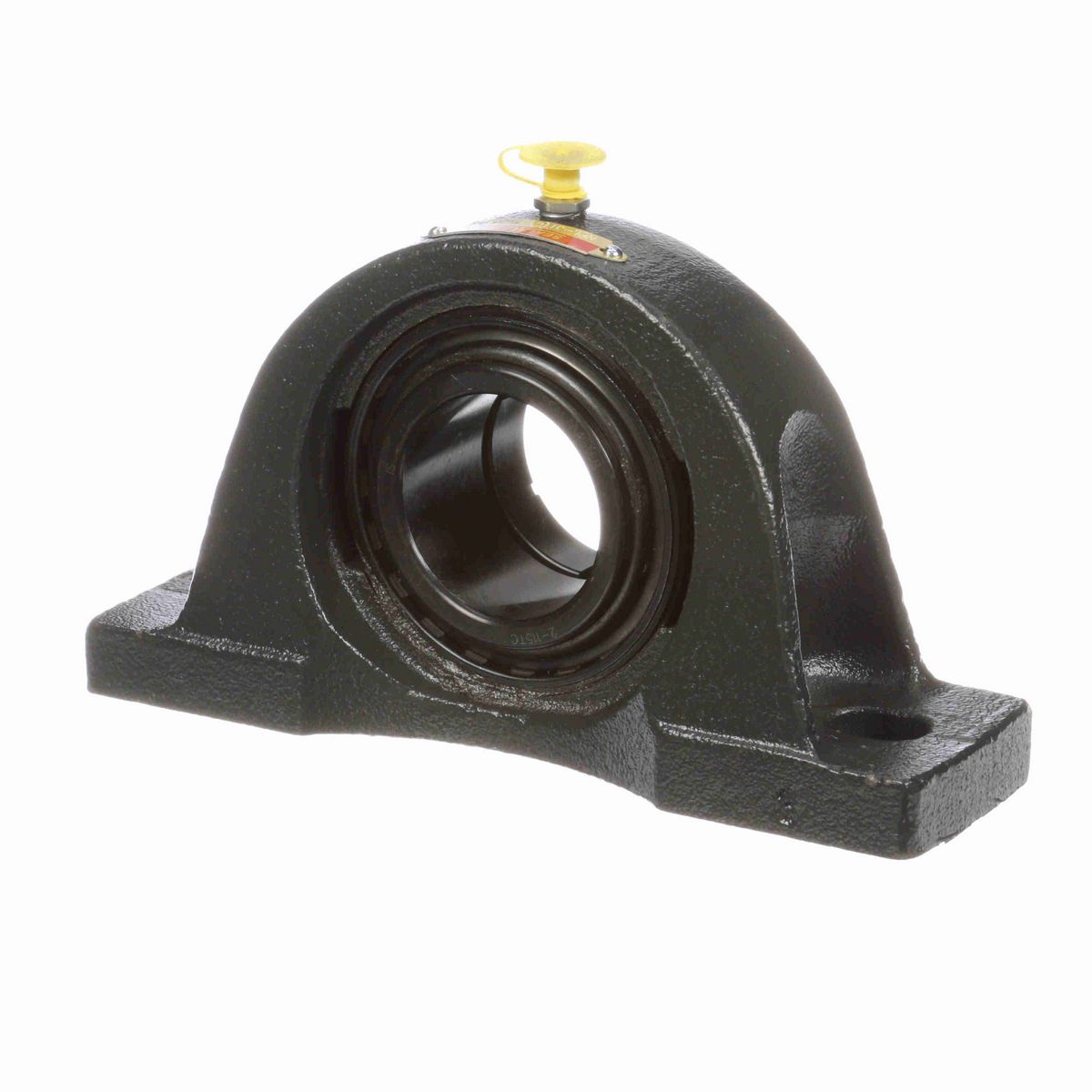 Sealmaster Mounted Cast Iron Two Bolt Low Base Pillow Block Ball Bearing - 52100 Bearing Steel, Black Oxided - Concentric Lock - NPL-31TC