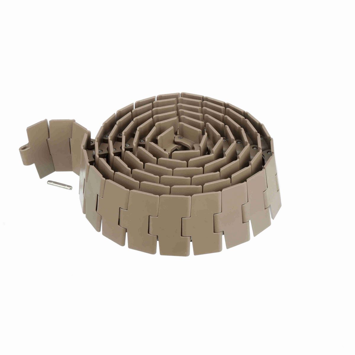 System Plast 880B Side-flexing Solid Top, Material: Tan Low Friction, Width: 3.25in, Pitch: 1.5in - LF880-K325