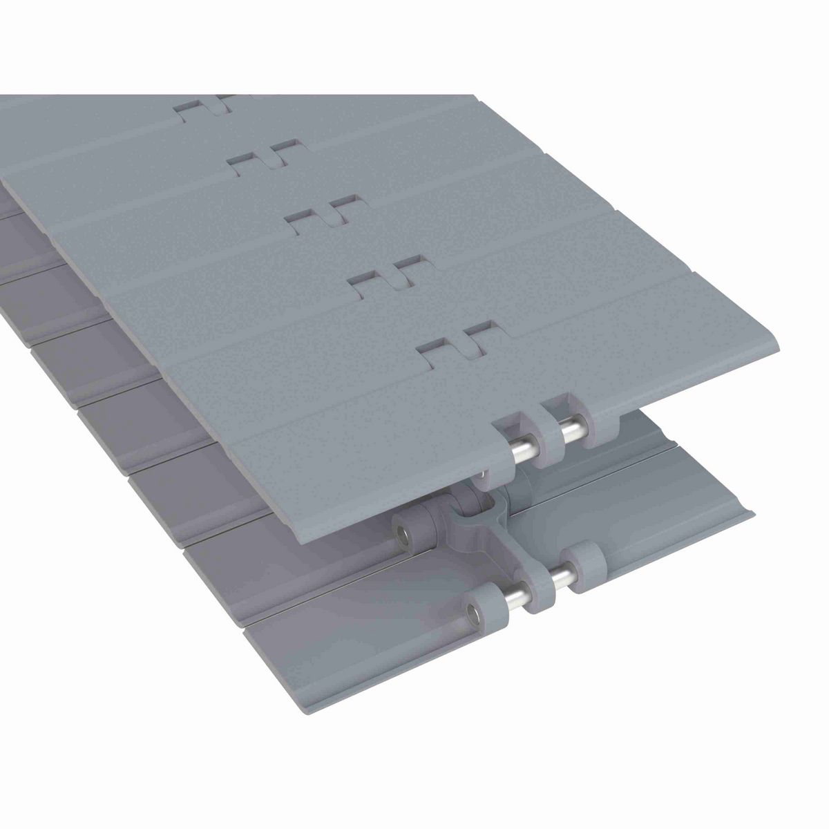 Rexnord 820 Straight Running Solid Top, Material: Silver Platinum Series™ X, Width: 7.5in, Pitch: 1.5in - 10291558