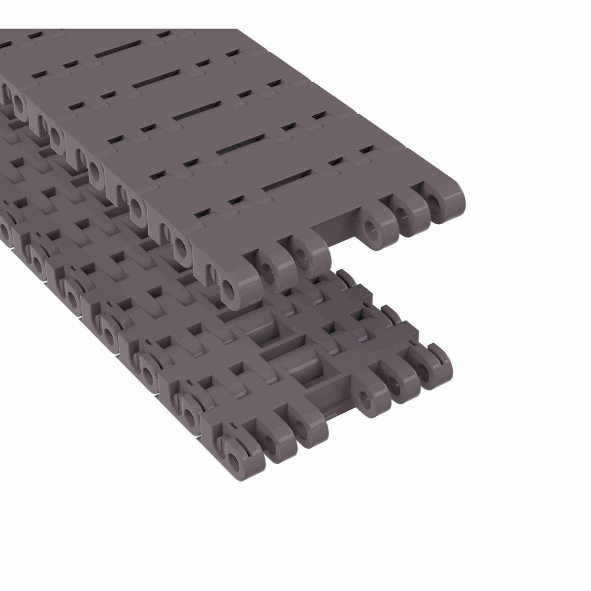 Rexnord 7705 Straight Running Solid Top, Material: Brown High Performance, Width: 3.25in, Pitch: 1in - 81416331