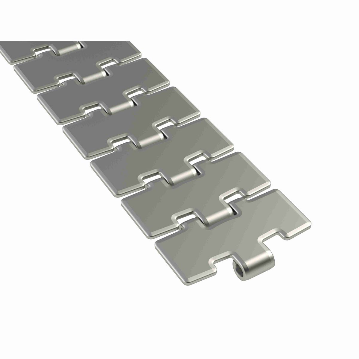 Rexnord 8811M Side-flexing Solid Top, Material: 0, Width: 3.25in, Pitch: 1.5in - 767.53.31