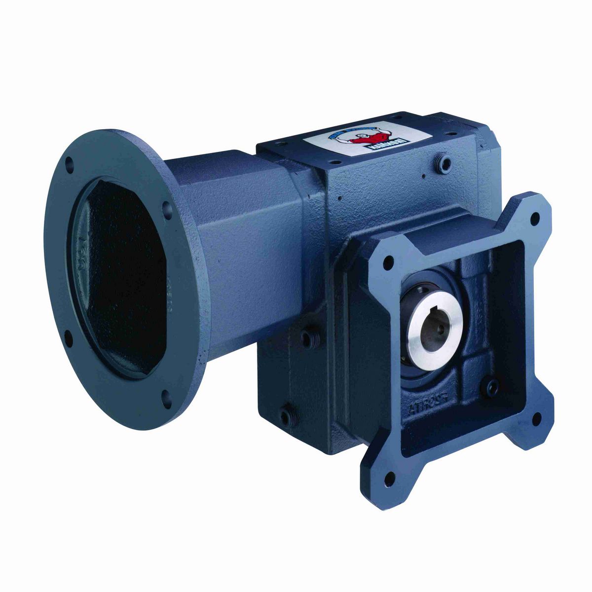 Grove Gear NH Series - Ironman Narrow Housing Worm Gear Reducers Cast Iron Single-Reduction Worm Reducer - NH-FHM821-20-HR-56-23