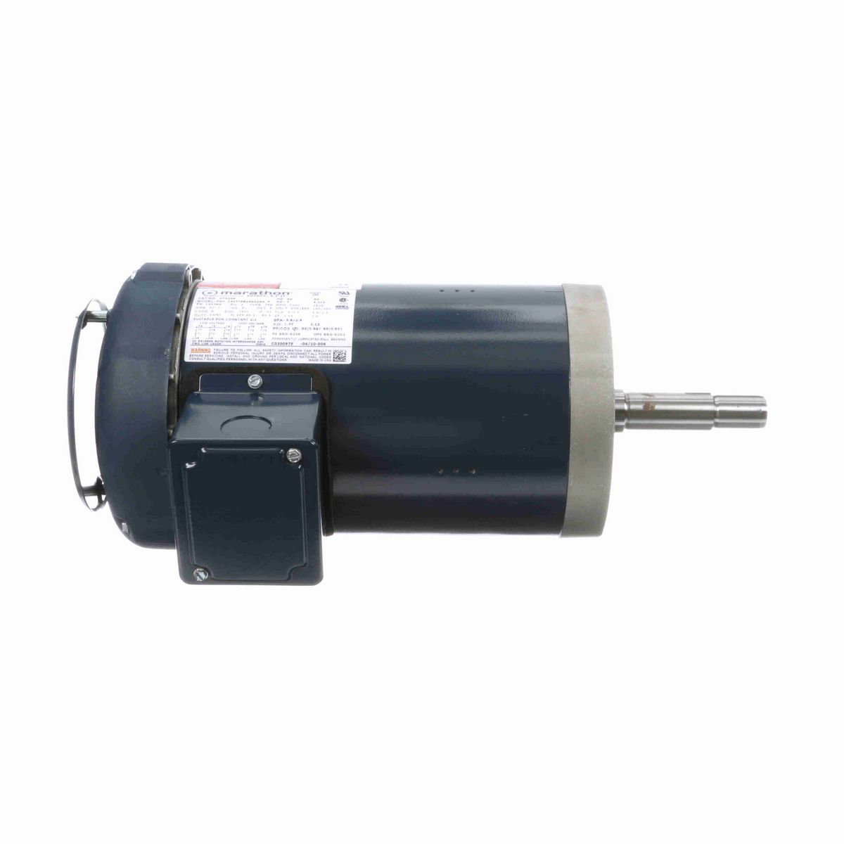 LEESON Close-Coupled Pump Motor, 2 & 1.50 HP, 3 Ph, 60 & 50 Hz, 230/460 & 190/380 V, 3600 & 3000 RPM, 145JMV Frame, TEFC - GT5106