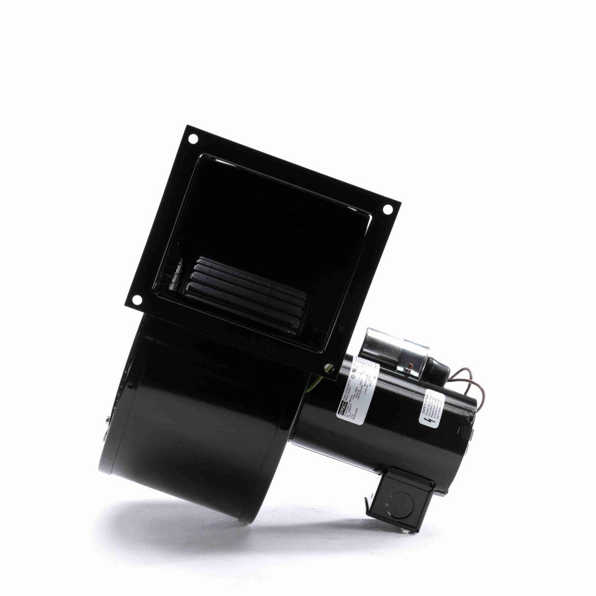 FASCO Rectangular Outlet Permanent Split Capacitor Centrifugal Blower, 115 Volts, Flange: Yes - A455