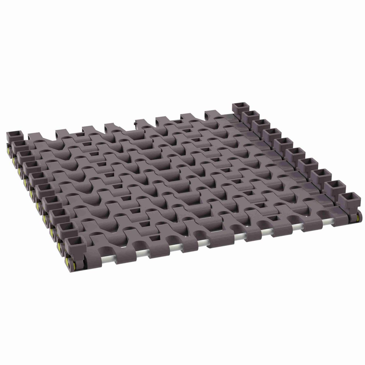 Rexnord 7956GT Side-flexing Flush Grid, Material: Brown High Performance, Width: 12in, Pitch: 1.25in - 81450631