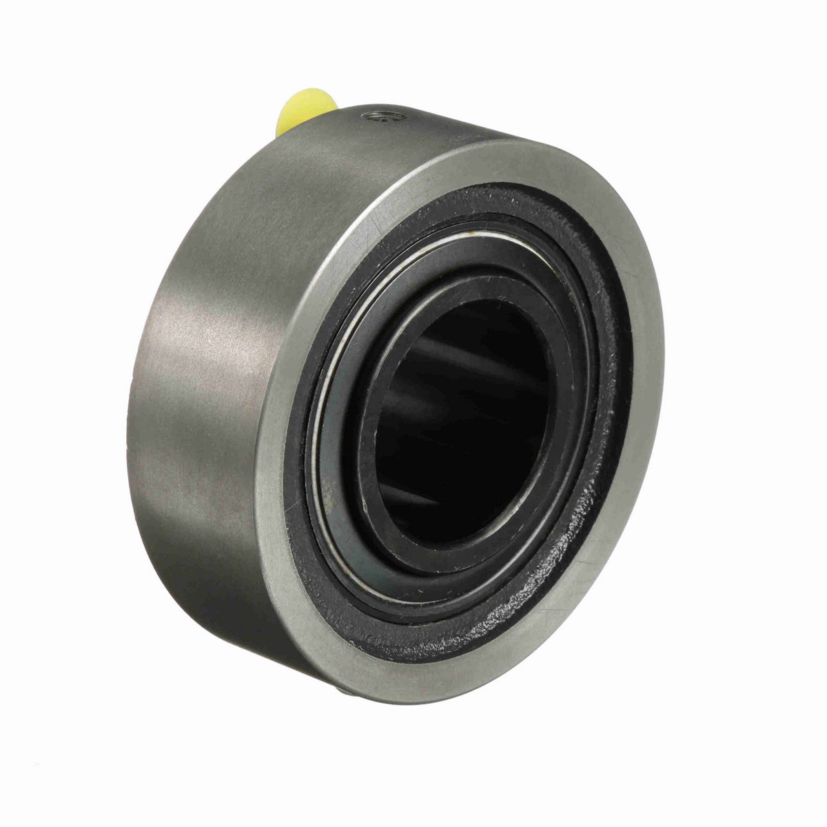 Sealmaster Mounted Cast Iron Cylindrical Cartridge Ball Bearing - 52100 Bearing Steel, Black Oxided - Setscrew Lock - SC-29