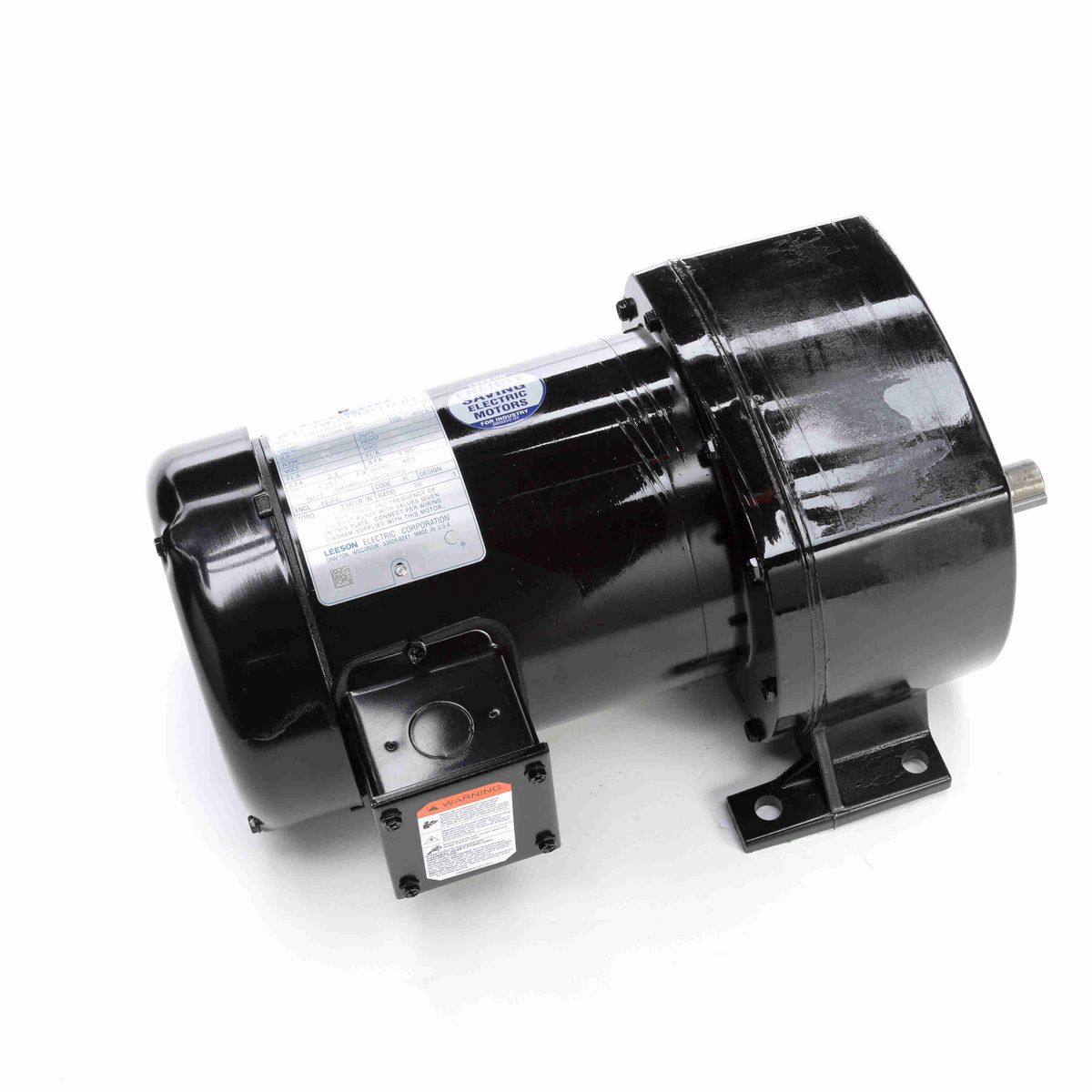 LEESON Parallel Shaft Gearmotor, 0.50 HP, 3 Ph, 60 Hz, 208-230/460 V, 91 RPM, 48Y Frame, TEFC - 107035.00